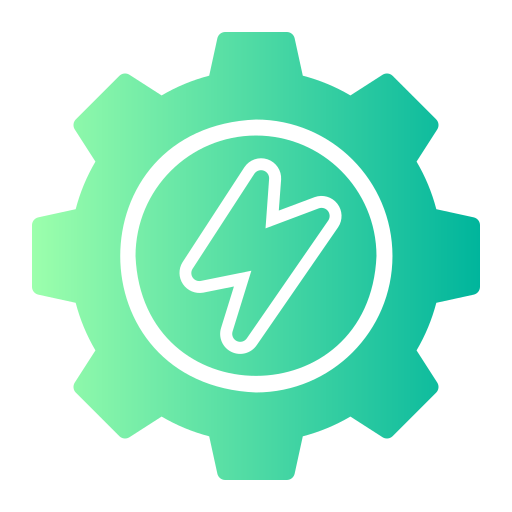 Electric gear Generic Flat Gradient icon