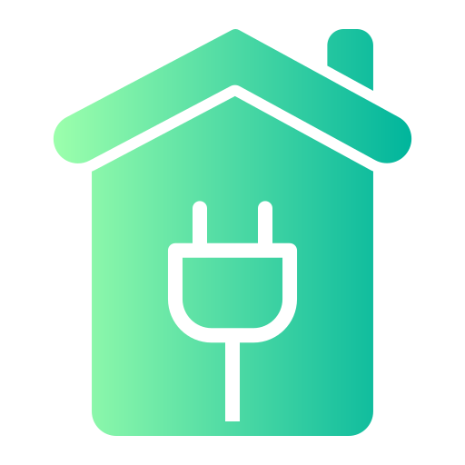 groen huis Generic Flat Gradient icoon