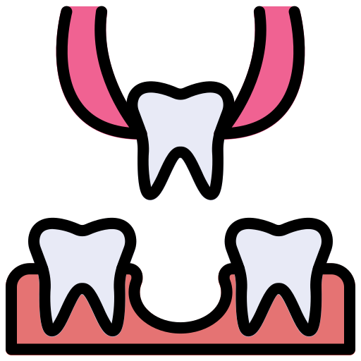 Удаление зуба Generic Outline Color иконка