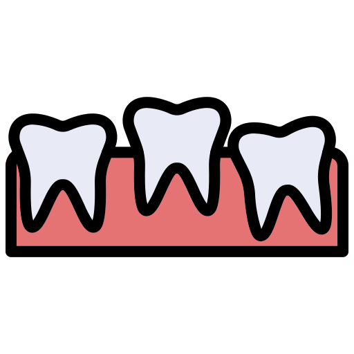 dente de siso Generic Outline Color Ícone