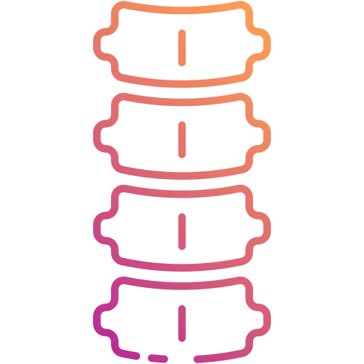 columna vertebral Generic Gradient icono