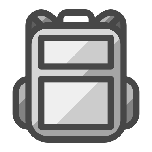 バックパック Generic Outline Color icon