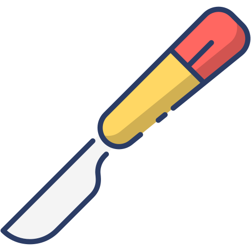 scalpel Generic Outline Color icoon