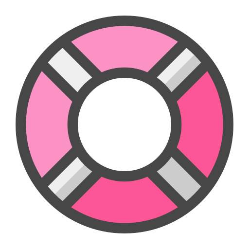 구명부표 Generic Outline Color icon