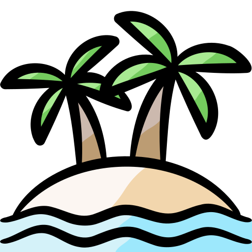 isla Generic Hand Drawn Color icono