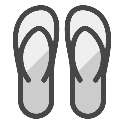 Sandals Generic Outline Color icon