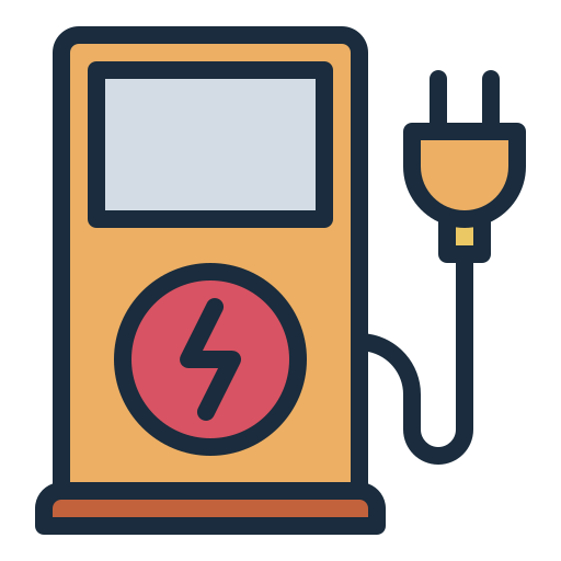 elektrische station Generic Outline Color icon