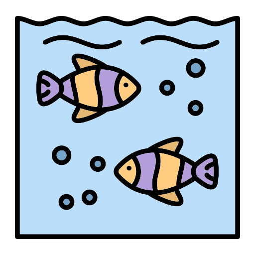 peces Generic Outline Color icono