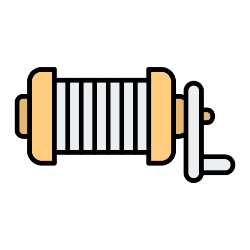 Fishing reel Generic Outline Color icon
