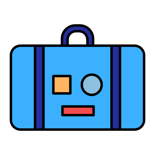 スーツケース Generic Outline Color icon