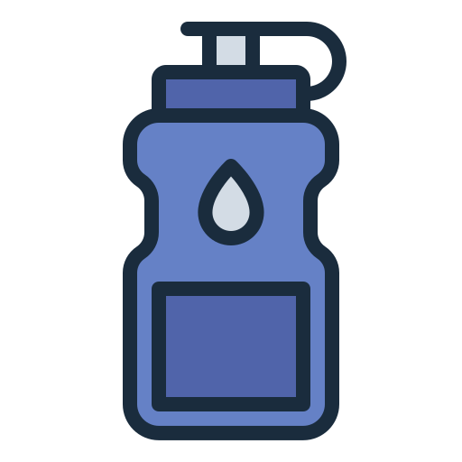 bottiglia per bevande Generic Outline Color icona