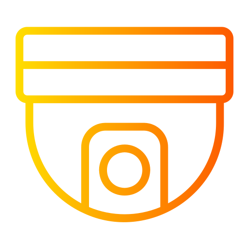 cámara de cctv Generic Gradient icono