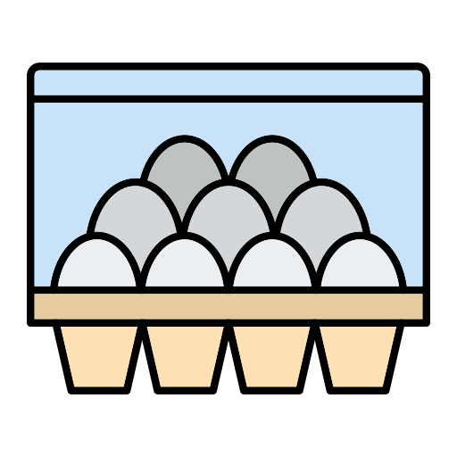 Egg carton Generic Outline Color icon