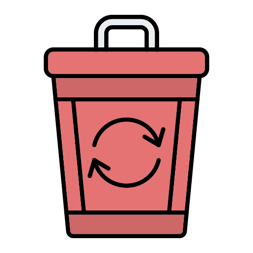 ゴミ箱 Generic Outline Color icon