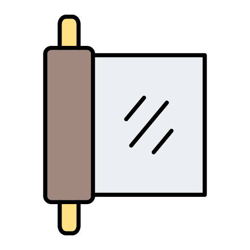 플라스틱 랩 Generic Outline Color icon
