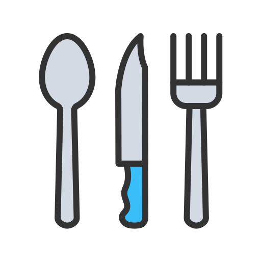 Cutlery Generic Outline Color icon