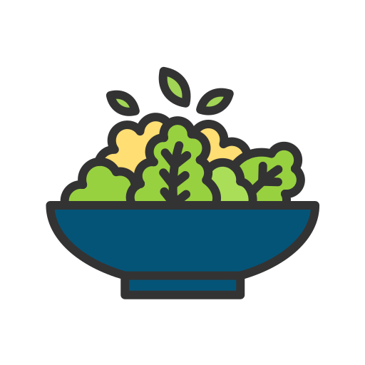 salade Generic Outline Color Icône