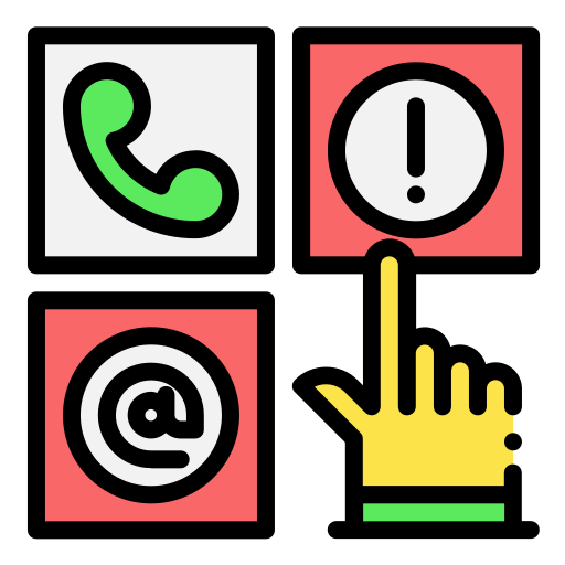 Contact us Generic Outline Color icon