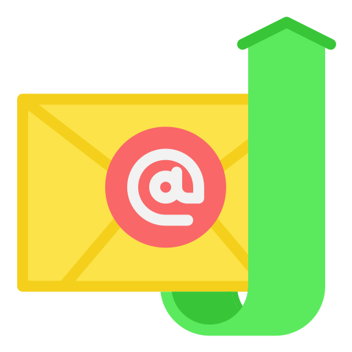 ausgehende e-mail Generic Flat icon