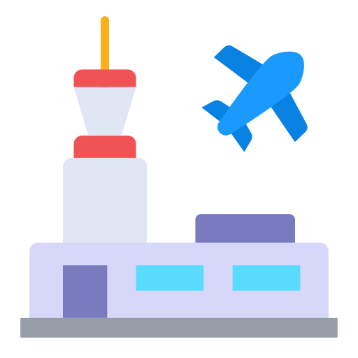 Airport Generic Flat icon