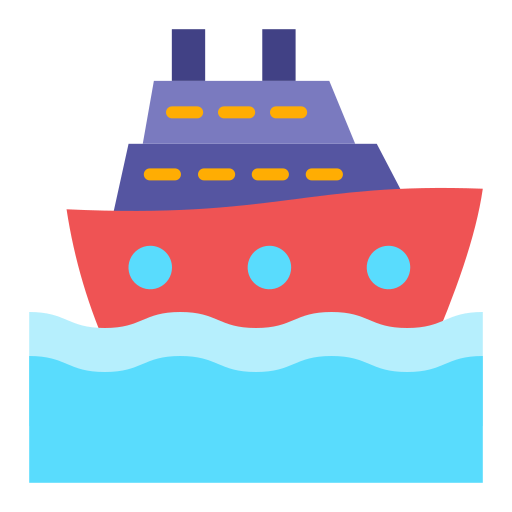 Круизное судно Generic Flat иконка
