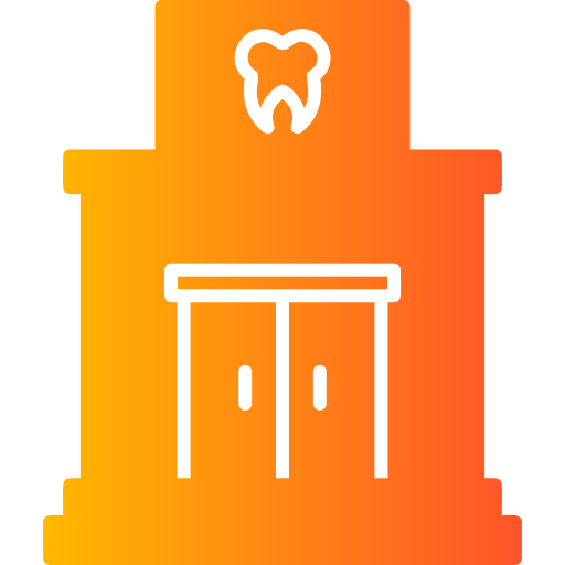 clínica dental Generic Flat Gradient icono