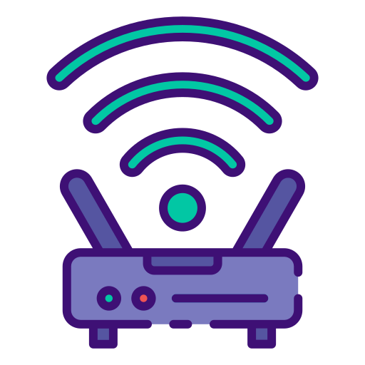 Wifi Generic Outline Color icon