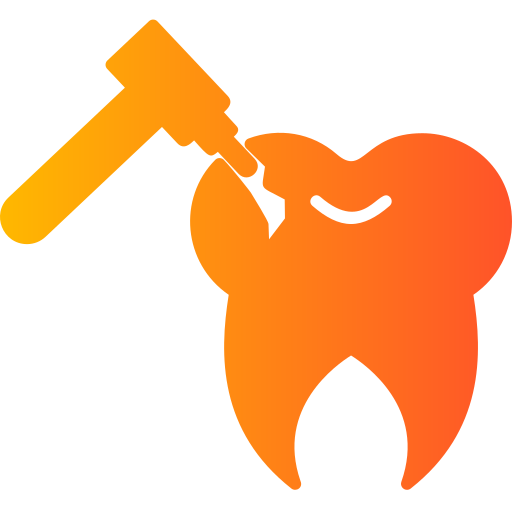 Tooth drill Generic Flat Gradient icon