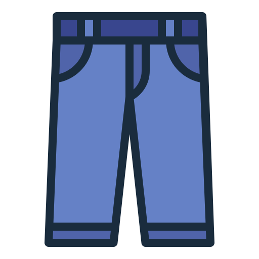 Jeans Generic Outline Color icon