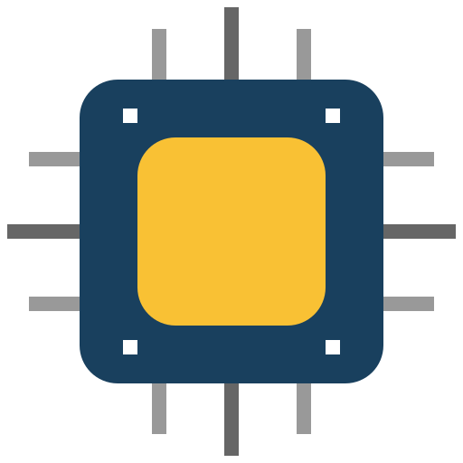 procesor Generic Flat ikona