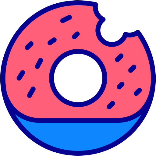 도넛 Generic Outline Color icon