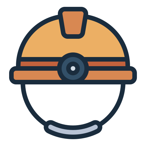 casco Generic Outline Color icono