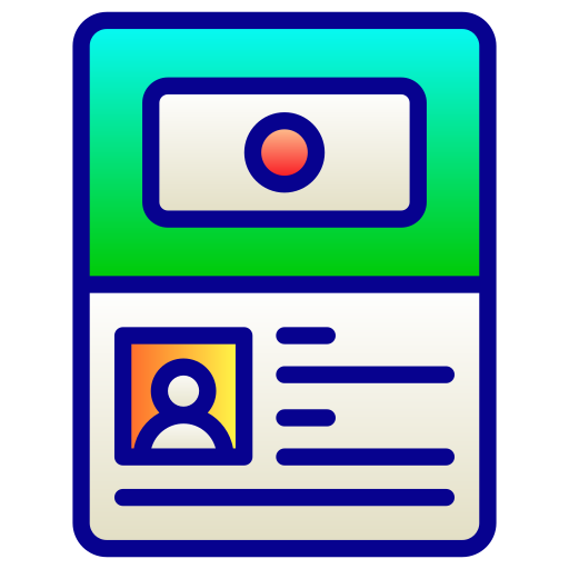 pasaporte Generic Lineal Color Gradient icono