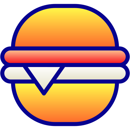 burger Generic Lineal Color Gradient Icône