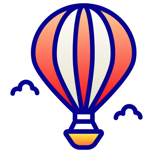 montgolfière Generic Lineal Color Gradient Icône