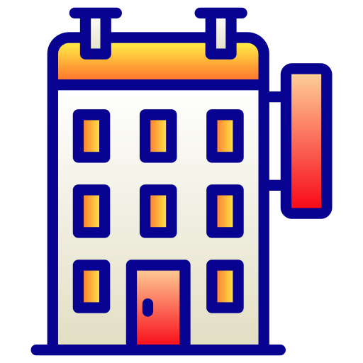 hotel Generic Lineal Color Gradient icono