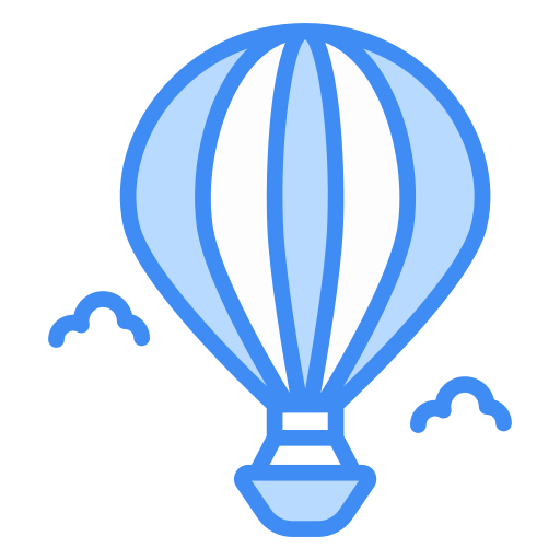 heißluftballon Generic Blue icon