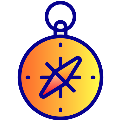 Compass Generic Lineal Color Gradient icon