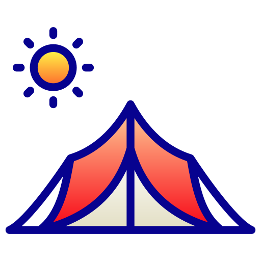 camping Generic Lineal Color Gradient icoon