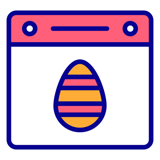 pasqua Generic Outline Color icona