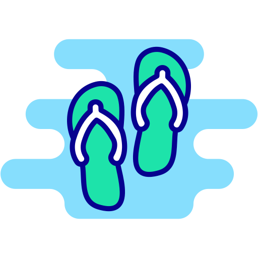 Flip flops Generic Rounded Shapes icon