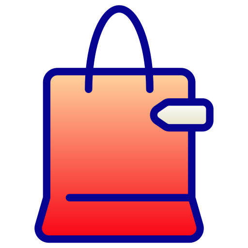 torba na zakupy Generic Lineal Color Gradient ikona