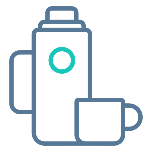 thermosflasche Generic Outline Color icon