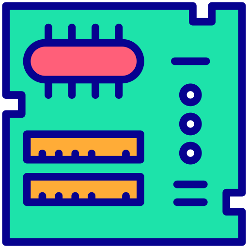 Motherboard Generic Outline Color icon