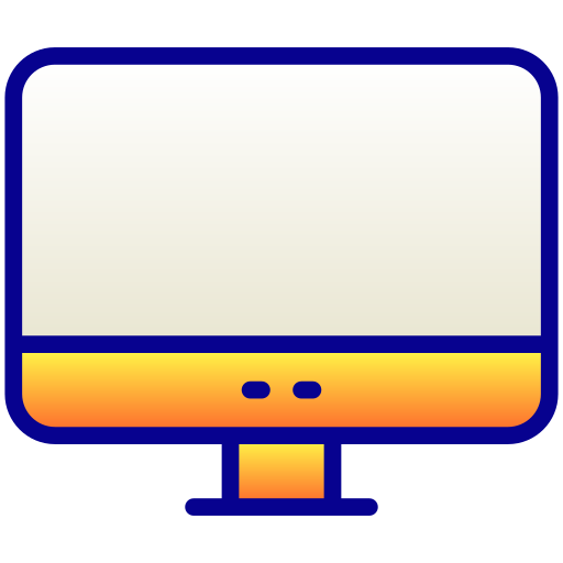 Desktop Generic Lineal Color Gradient icon