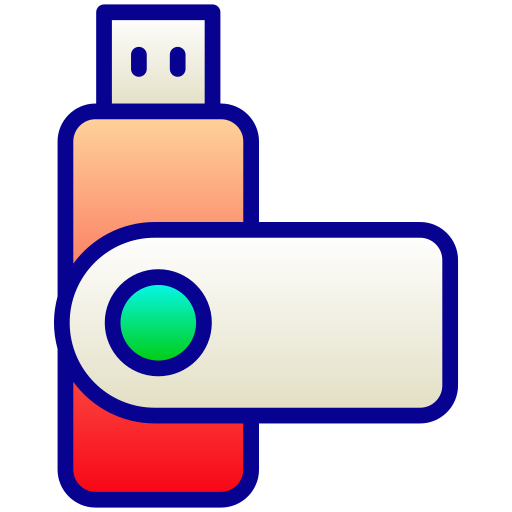 usb Generic Lineal Color Gradient icon