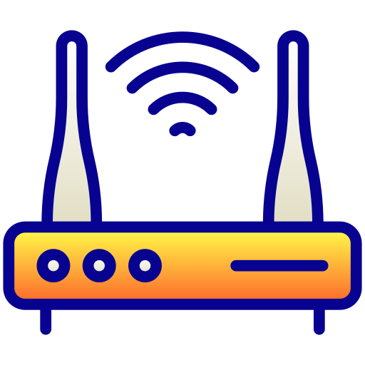 wi-fi роутер Generic Lineal Color Gradient иконка