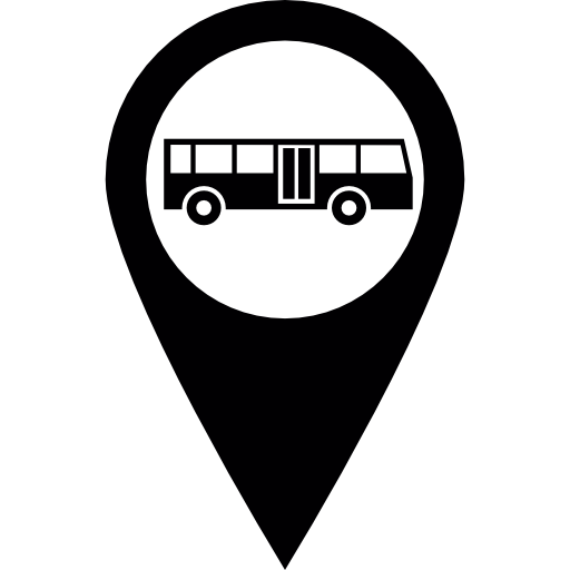 pin przystanku autobusowego  ikona