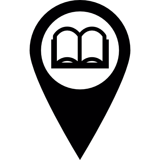 alfiler de biblioteca  icono