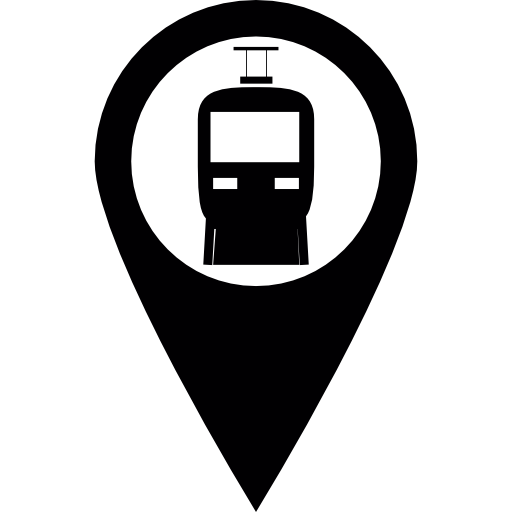 localização da estação de trem  Ícone
